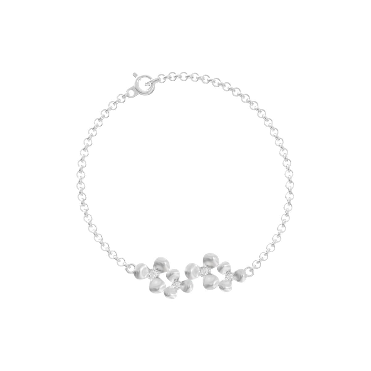 ANAYRA FINE SILVER JEWELLERYANAYRA 925 Sterling Silver Bracelet for Women | Fancy Sterling Silver Bracelet for Women | Hallmark Certified Silver | Great for Gifting