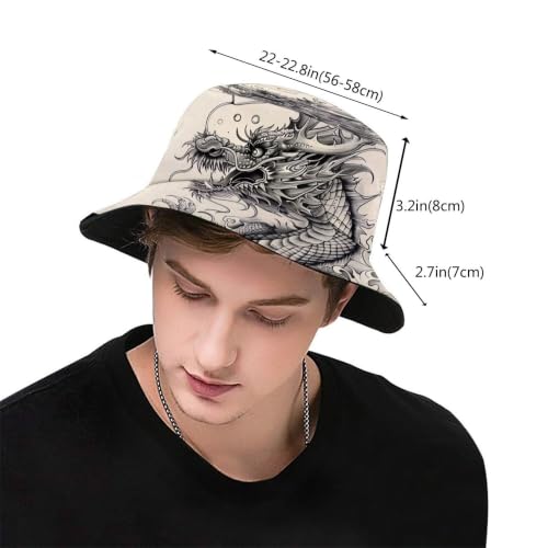 Image of Bucket Hat for Women Men, Fashion Print Outdoor Beach Hat Packable Sun Cap for Travel Hiking