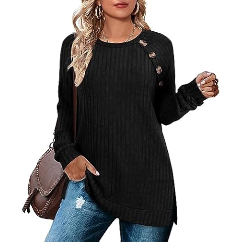 Aokosor Lightweight Long Sleeve Tunic Jumper Cover