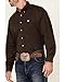 Cinch Men's Solid Button Down Long Sleeve Western Shirt - MTW1104236 BRN XX- Brown