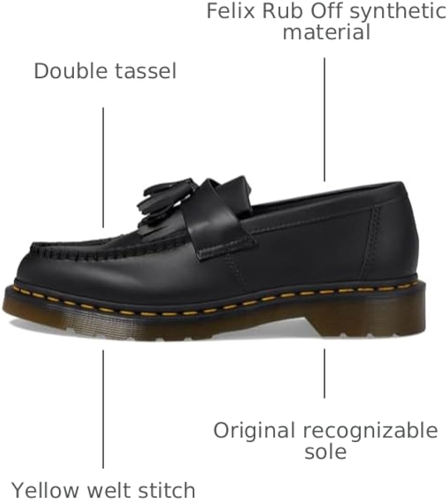 Amazon.com | Dr. Martens Unisex Vegan Adrian Loafer, Black, 5 US Amazon.com | Dr. Martens Unisex Vegan Adrian Loafer, Black, 5 US