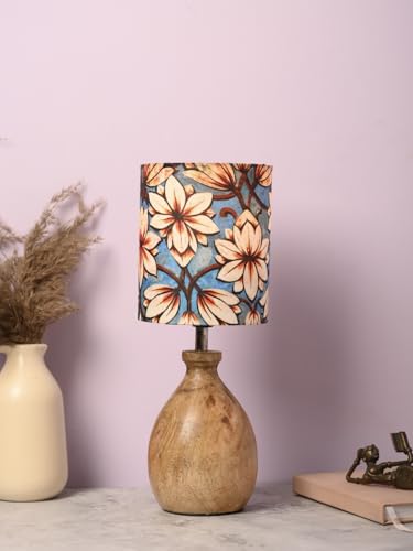 Image of Green Girgit Folwers Blue Shade