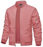 TACVASEN Bomber Jacket Men Jackets Casual Mens Jackets Casual Stylish Lightweight Mens Windbreaker Jacket Lightweight Full Zip Men's Coats