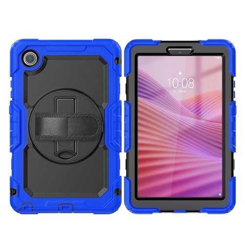 Coque Lenovo Tab One 8,7 Antichoc Bleue Protège Ecran contre Chute et Rayure