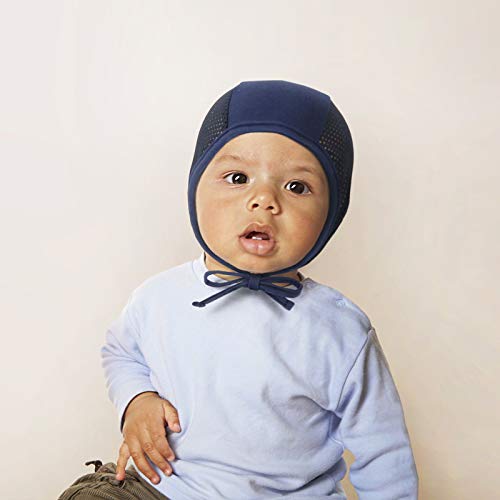 JELLYTREE Baby Hat Bonnet Summer Mesh Soft Toddler Boys Girls Fashion Pilot Cap Baby Hat Infant Beanie, 6m 12m 18m3