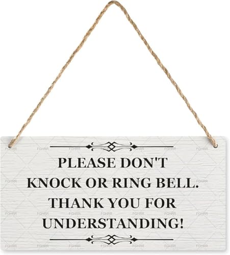 Welcome Floor Bath Shower Please Don't Knock Or Ring Bell Welcome Door Kitchen Home Living Room Entrance 6X12 Inch Farmhouse Laundry Living Residence Bar Pub Club Gym Garden Shop Bathroom Cafe Garage
