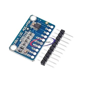 ADS1115 16 Bit I2C Module ADC 4 Channel with Pro Gain Amplifier for Battery Monitoring Temperature Measurement