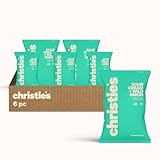 Picture of Christie's Chips Sour Cream + Wild Onion - Super Natural Vegan Potato Chips - Classic Flavor Reimagined - Dairy-Free, Bold, and Delicious - A Timeless Favorite Perfect for Snacking - 5 oz - 6 Pack