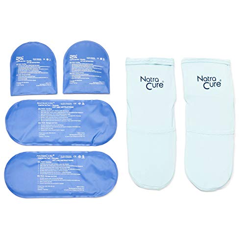 NatraCure Cold Therapy Socks - 20 Pack - Reusable Gel Ice Slippers for Feet, Heels, Swelling, Edema, Arch, Chemotherapy, Arthritis, Neuropathy, Plantar Fasciitis, Post Partum Foot - Size: Small/Medium