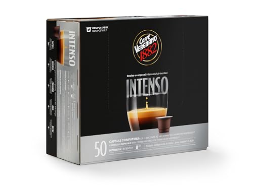 Caffè Vergnano 1882 - Kompatible Kapseln Nespresso, Intenso
