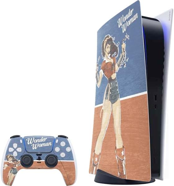 Skinit Decal Gaming Skin Compatible with PS5 Bundle - Officially Licensed DC Comics Bombshells Poison Ivy Design
