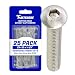 1/4-20 x 1-1/4" Button Head Socket Cap Screws, Allen Socket Drive, Stainless Steel 18-8, Full Thread, Bright Finish, Machine Thread, Quantity 25 by Fastenere