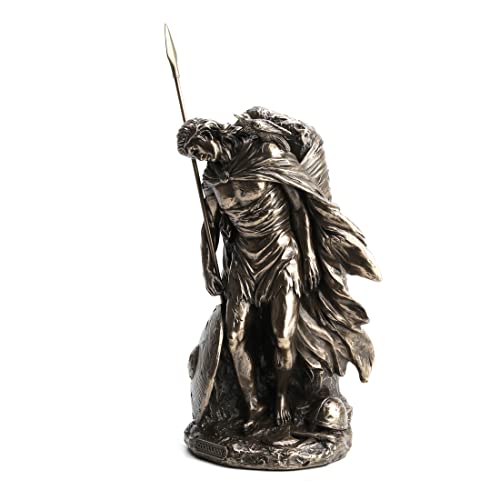 Estatua Guerrero Cu Chulainn Bronze 8 Inch miniatura 3