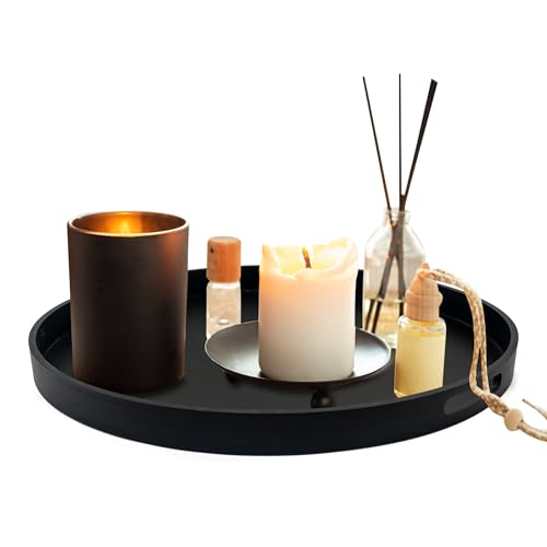 Best Large Round Black Tray for Coffee Table: Stylish & Functional Picks 6 FramePro Large Round Wooden Coffee Table Trays 20