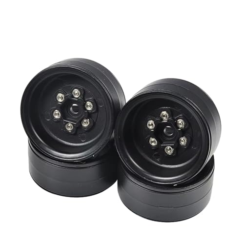 RC�z�C�[���n�u For Axial For Wraith For SCX10 90046 AXI03006 For TRX4 For TRX6 D90 1/10 4�� ���^�� 1.9�C���` �r�[�h���b�N�z�C�[���n�u���� RC�J�[�����p�[�c�A�N�Z�T���[(B