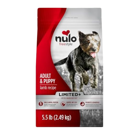 Nulo Freestyle Limited Ingredient Dry Dog Food - High Protein Lamb Recipe, Natural Grain Free Dog Food for Puppies & Adults, Small, Medium and Large Breed Kibble, 5.5lb Bag