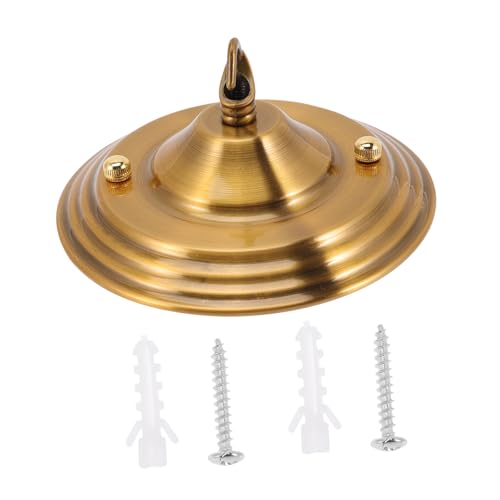 Crochet de lustre auvent en bronze ancien de 140mm avec support de montage pour luminaire suspendu
