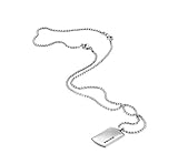 armee kettenfahrzeug Farbe: silber Police Herren-Ketten mit Anhänger Edelstahl PJ24920PSS.01