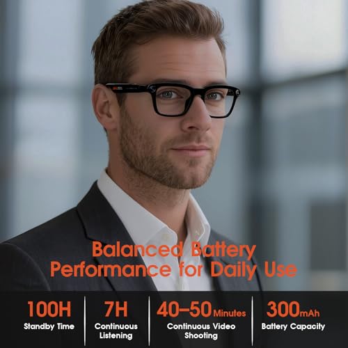 padom AI Smart Glasses with Camera, Interchangeable Lenses & Bluetooth by padom - Used condition - Image 7