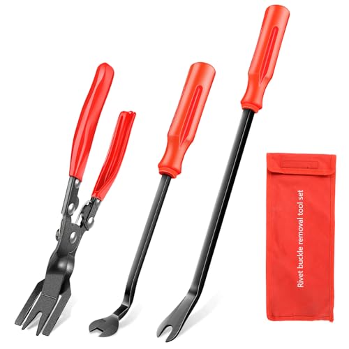 GOOACC 3 Pcs Clip Pliers Set & Fastener Remover - Auto Upholstery...