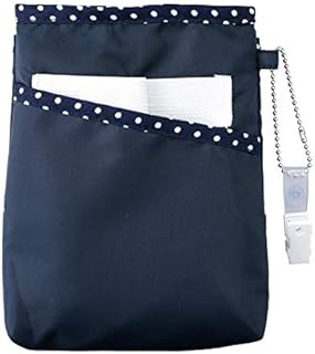 ナースリー 小物がたっぷり入る柔らかペンケース ナース 小物 グッズ 看護 医療 ネイビー×ドット 1038198