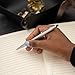 Personalized Cross Classic Century Ballpoint Pen in Lustrous Chrome. Iconic Engraved Slim Pen Features Engraved Name for Business or Graduation Gift.