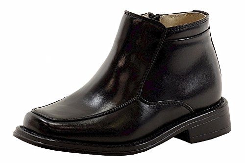 Boy's Top Boot Black School Uniform Boots Shoes Sz: 11