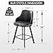 FIRAVOE Bar Stools Set of 4, 26