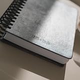 Kokonote A5 Academic Diary 2025-2026 Page A Day - Smoky Veil | Academic Planner 2025-2026 With Stickers, Student Essentials For University, Back To School Supplies