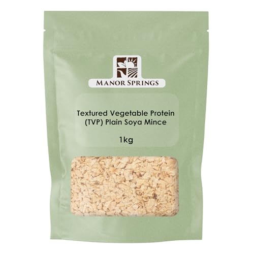 Textured Vegetable Protein (TVP) Plain SOYA Mince 1kg by Manor Springs