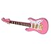 Acouto 10cm Miniature Electric Guitar Ornament in with Display Bracket for Desktop Decoration and Dollhouse Collection