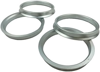 SunHome 4 Pieces - Hub Centric Rings - 73.1mm OD to 66.1mm ID - Aluminum Hubrings