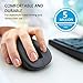 RATEL 2.4GHz Wireless Ergonomic Mouse, Grey, Unisex, 6 Buttons, Nano Receiver, 3 Adjustable DPI Levels, 33ft/10m Transmission, 12-Month Warranty