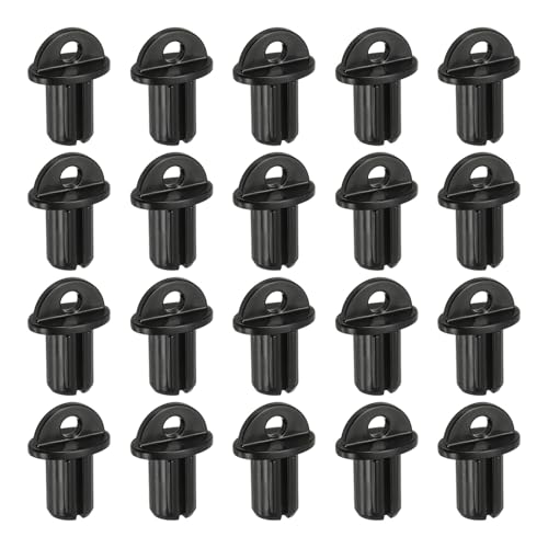 Capuchons d'extrémité de stores à enroulement universels noirs x20 - 2