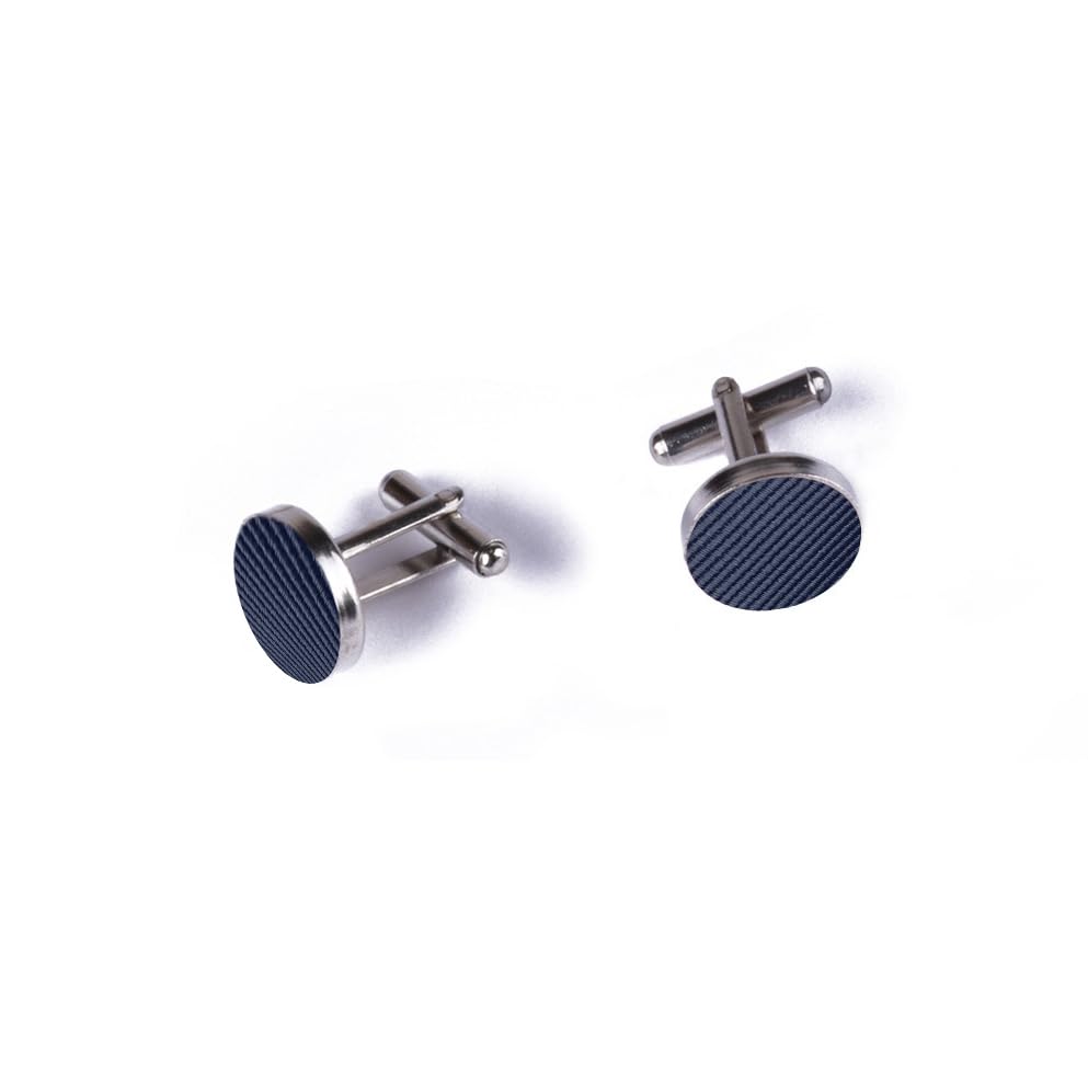 Image of GUSLESON 3.15 inch(8cm) Solid Color Necktie and Pocket Square Cufflinks Sets For Men + Gift Box