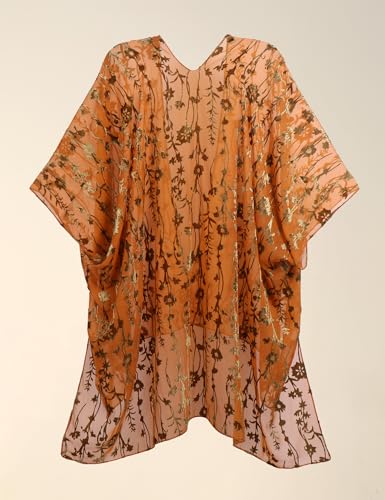 Image of MJ SERECA Women's Casual Long Velvet Kimono