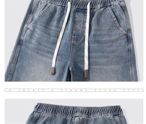 Men's Straight-Leg Relaxed Fit Jeans Wide-Leg Comfort Denim Pants2