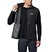 Columbia Mens Steens Mountain Fleece Vest, Charcoal Heather, Medium