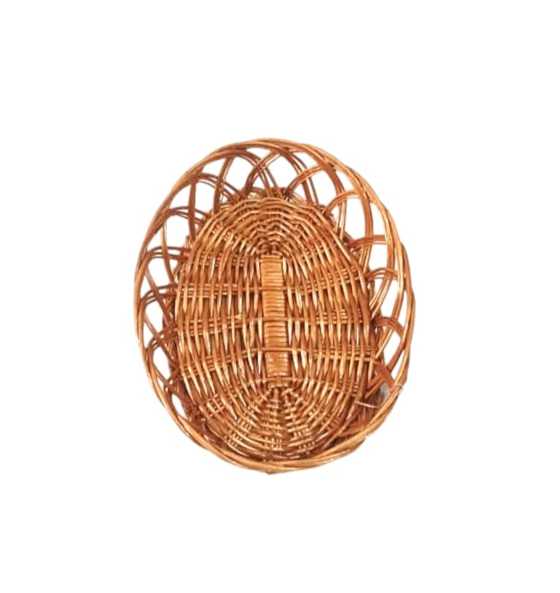 Round Cane Wicker Basket for Multipurpose Use