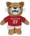University of Houston Shasta Mascot Bobbi-Dobbiez Attachable Plushie Attaches to Backpacks, Bags, Shoes, Water Bottles, and More