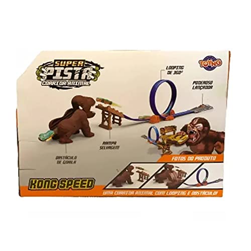 PISTA COM CARRINHO GORILA 1 LOOPING/ 6PC VUIE