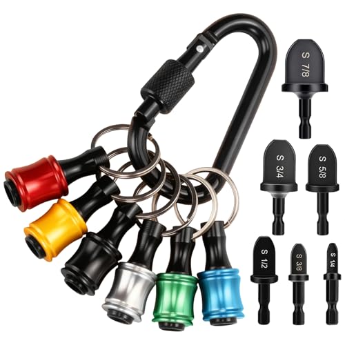 Ryetvok 13 PCS Swaging Tool HVAC Set - Copper Tube Expander & Flaring Tool with Aluminum Alloy Bit Holder, 1/4