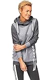  Kangaroos Damen Sweatshirt mit Kapuze Hoodie (Grau, 40/42)