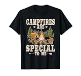Campfires are Special to Me Camping Camper Humor T-Shirt