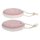 MAGICLULU Lime per Piedi in Pietra Lavica 2 Pezzi, Doppia Superficie Esfoliante Resistente, Strumento Portatile per Rimozione Calli e Cura Piedi Domestica