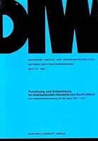 Forschung Und Entwicklung Im Verarbeitenden Gewerbe Von Berlin (West): Eine Reprasentativerhebung Fur Die Jahre 1977 - 1981. Edv-Programmierung: Rene 3428054660 Book Cover