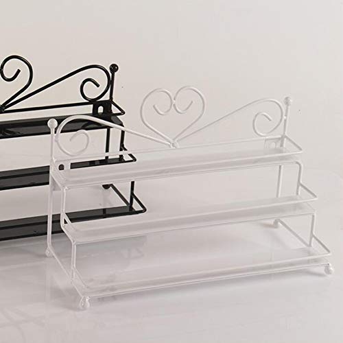Suszian Makeup Organizer, Nagellack Display Rack Stand Halter, 3 Schicht Herz Nagellack Regal Kosmetik Display Stand… – Bild 6