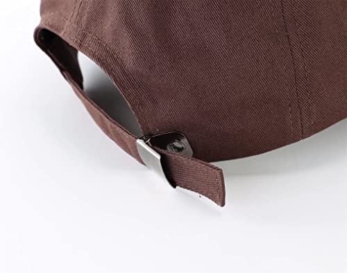 Connectyle Kid's Classic Low Profile Cotton Unstructured Baseball Cap For Boys Girls Deep Cffee M Dark Coffee #TOP6