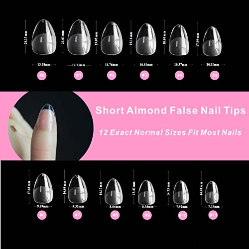 Short Almond Nail Tips - Image 4