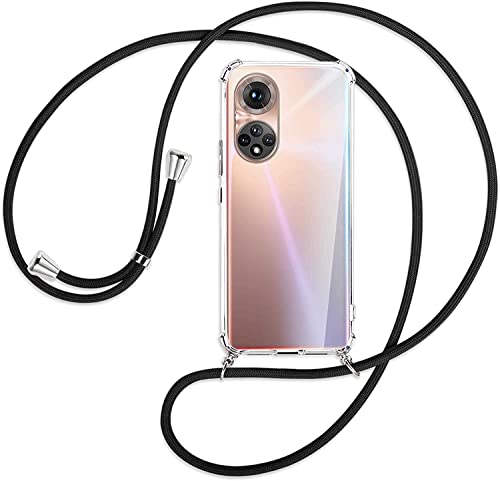 Necklace Case for HONOR X7 Cover with Neck Strap Clear TPU Phone Chain Case Crossbody Necklace with Cord Transparent Silicone Case with Adjustable Lanyard Case with Strap Cord,Arcobaleno - Image 2